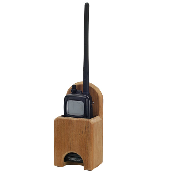 Roca holder til VHF teak 8x15,8x5,4cm-1