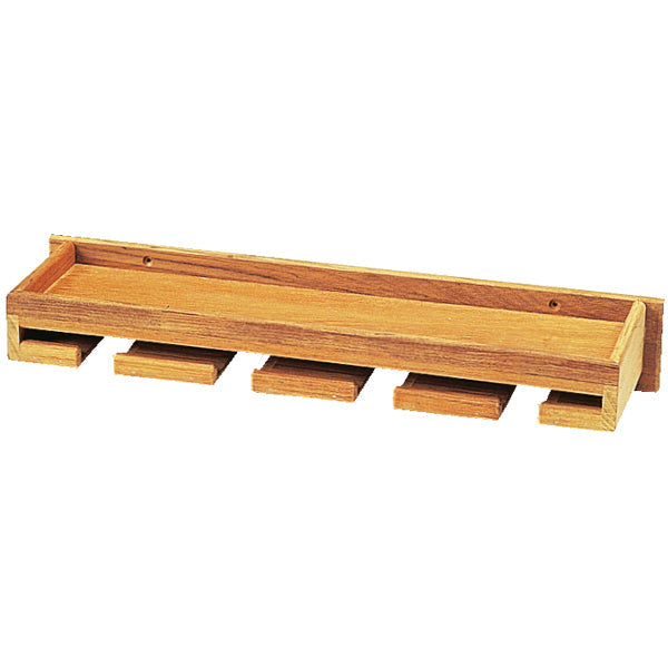 Roca vinglasholder med tophylde teak 44,5x13x6cm-1