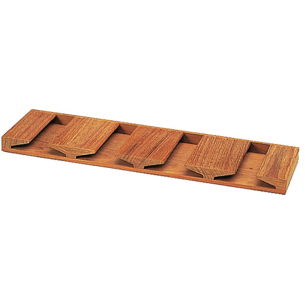 Roca vinglasholder teak 42x2x12cm-1