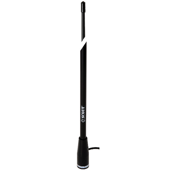Scout KS-22 VHF antenne sort, 1,5M med 5 meter kabel & stik-2