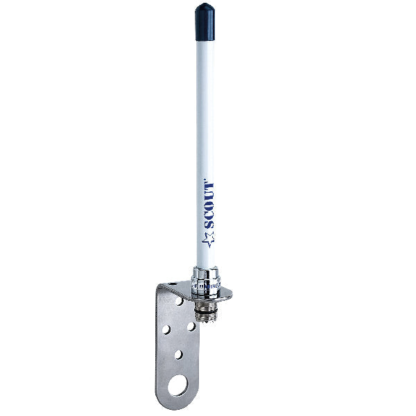 Scout KM-10 VHF antenne 18cm m/18m kabel vinkelbeslag & stik-1