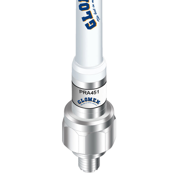 Glomex Promarine VHF antenne PRA451B med 1" omløber 120cm-1