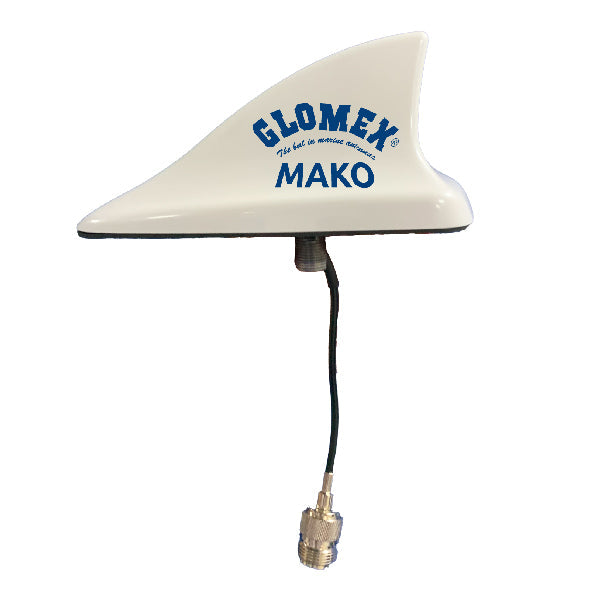 Glomex Mako VHF antenne, 8m kabel og stik PL259-1
