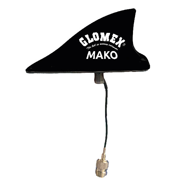 Glomex Mako VHF antenne, 8m kabel og stik PL259