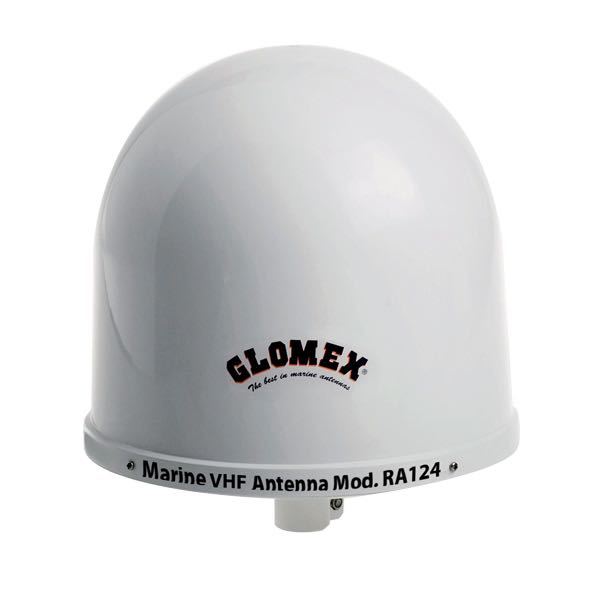 Glomex RA124 VHF antenne med 9m kabel, PL 259 stik og beslag-1
