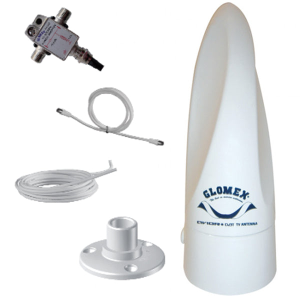 Glomex VT300 TV antenne compact avior med kabel og beslag-1