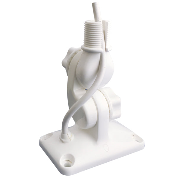 Glomex RA135 hvid nylon 4-vejs antenne vippebeslag-1
