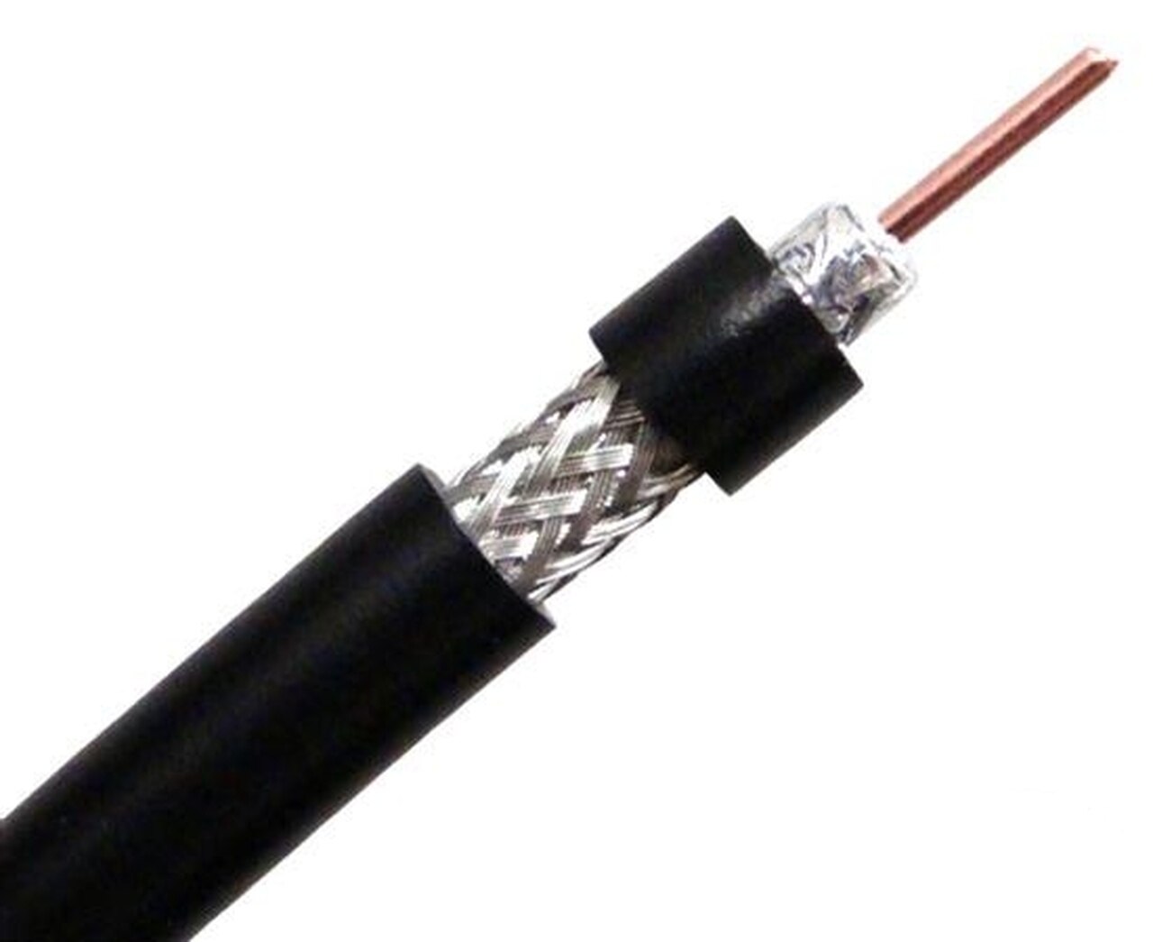 1852 VHF kabel RG58 super low loss, sort 6mm, 100m-1