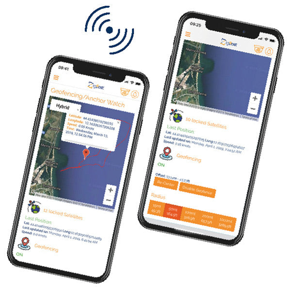 Glomex GPS/tracking antenne til ZigBoat-2