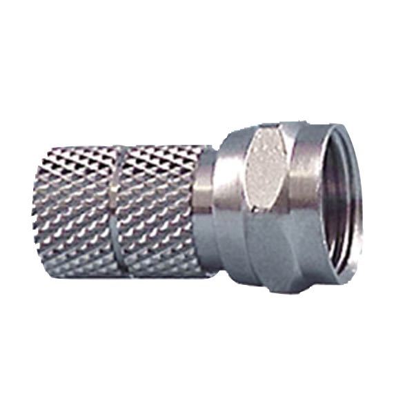 F stik til 6mm kabel (coax)-1