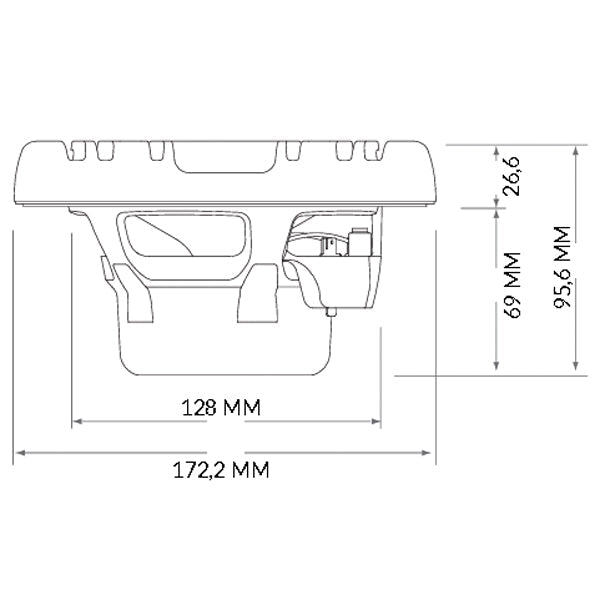 Hertz HMX 6.5-TW - 6.5" 4Ohm MARINE HØJTTALER, hvid-3