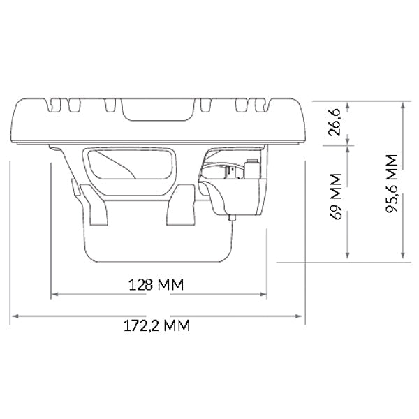 Hertz HMX 6.5-LD-TW- 6.5" 4Ohm MARINE HØJTTALER, hvid RGB-2