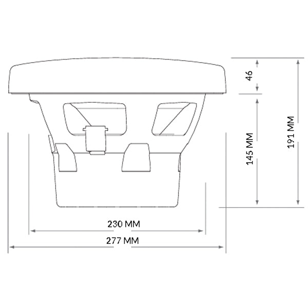 Hertz HMS 10 S2-LD-SW.1-10"-2Ohm MARINE SPORT SUB SL-WH-2