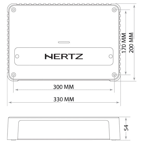 Hertz VENEZIA V6 - MARINE 6 KANALS FORSTÆRKER 6x270W-4