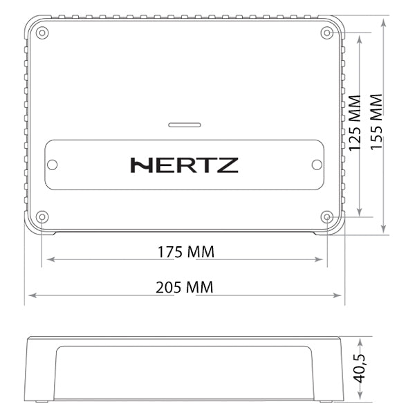 Hertz VENEZIA V4C-MARINE 4 KANALS FORSTÆRKER COMPACT 4x150W-4