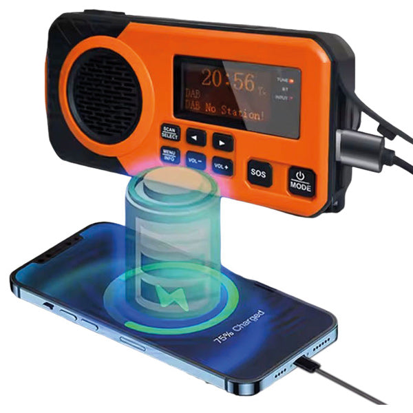 Nødradio med DAB+/FM og solcelle-4