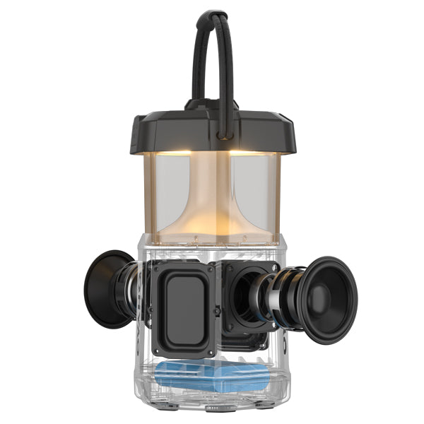 1852 Bordlampe m/bluetooth højttaler, IPX6 vandtæt-5