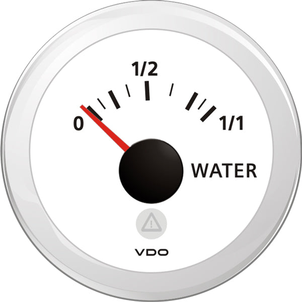 Vdo tankmåler vand, hvid ø52mm, 4-20ma-1
