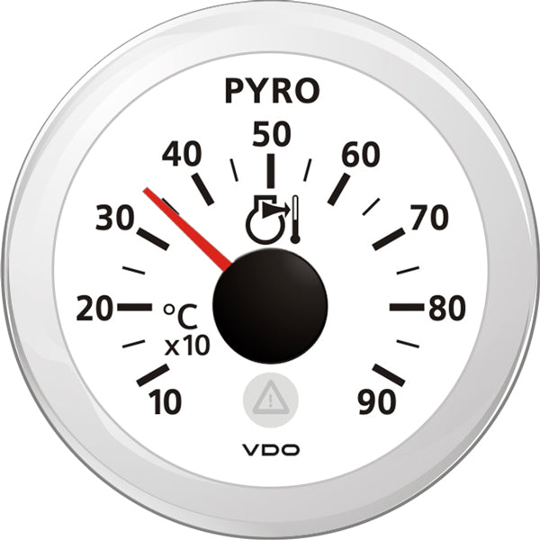 Vdo udstødnings temp. hvid ø52mm-1