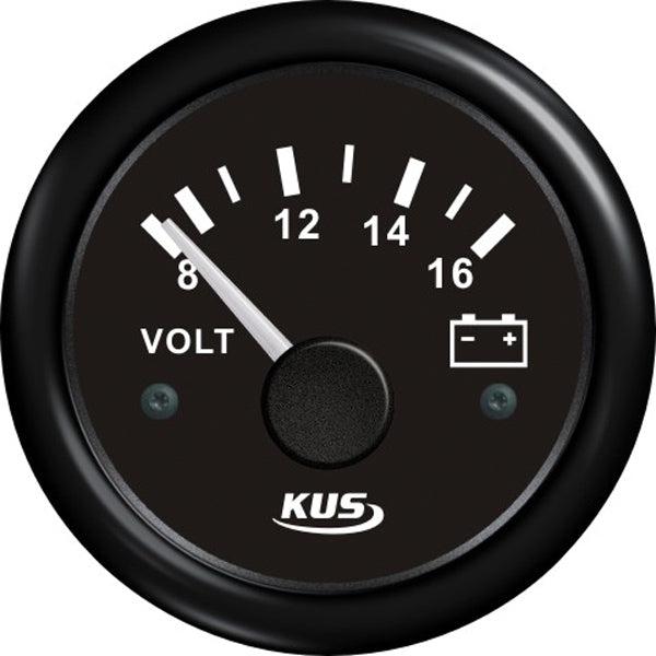 Kus voltmeter sort 12v-1
