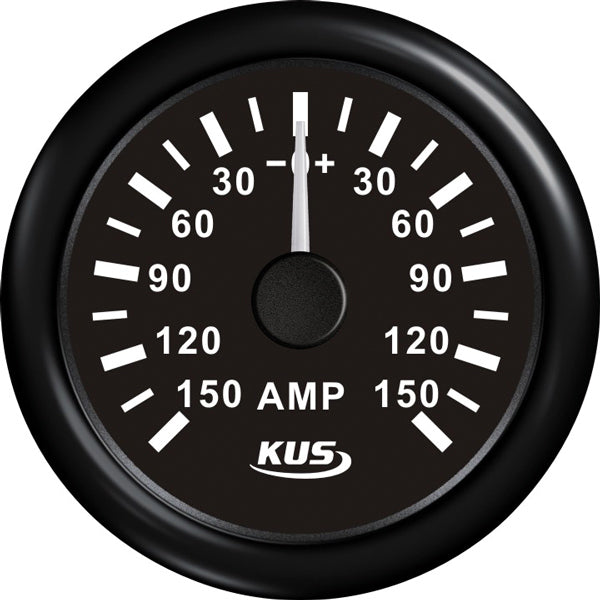 Kus amperemeter sort, med 150Amp shunt 12/24V-1