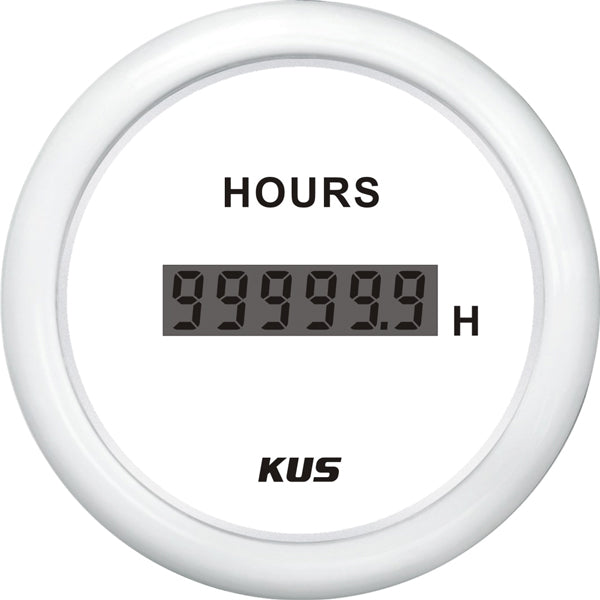 Kus digital timetæller, hvid, 12/24v-1