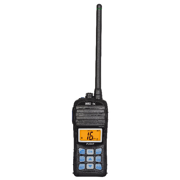 1852 VHF Radio VT35M, flyder, IPX7, 5W m/bordlader-1