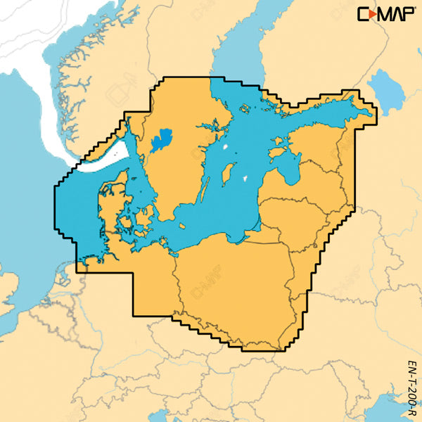 C-Map Reveal X, Skagerak, Katttegat & Baltic Sea T-200-R-1