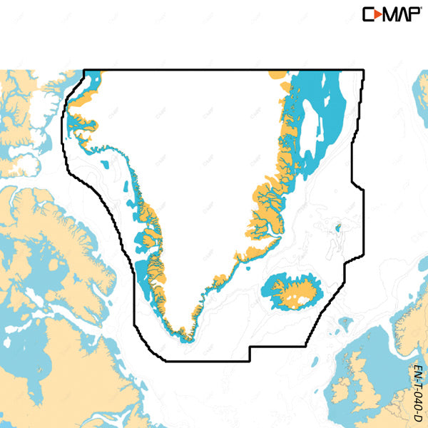C-Map Discover X, Grønland "kun ved køb af plotter"-1