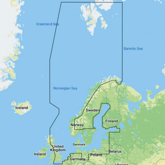 C-map Y050 Discover, Skandinavien "kun ved køb af plotter"-1