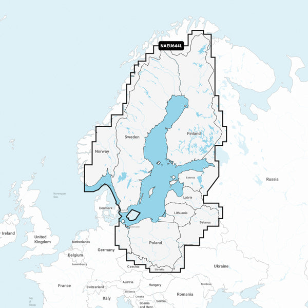 Navionics+ Large Sverige EU644L SD/MSD-1
