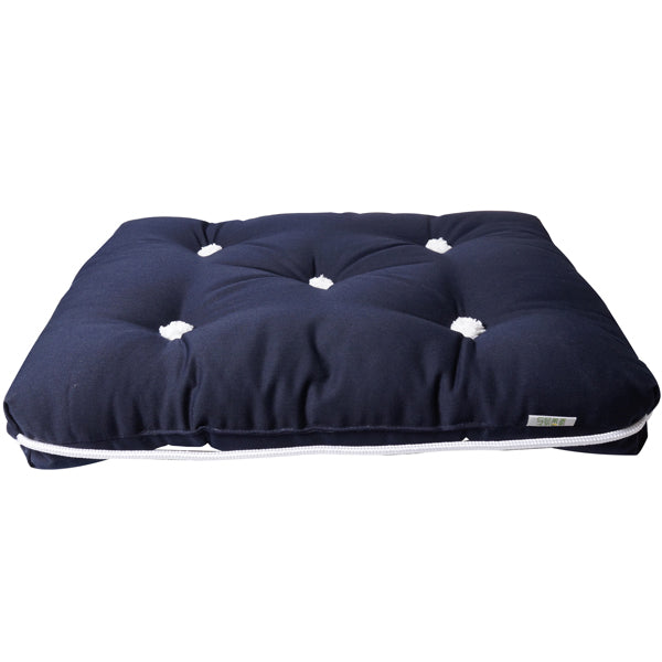 Kapokpude enkelt navy-1