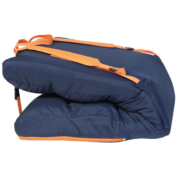 1852 foldesæde Comfy Big, mørkeblå/orange-3