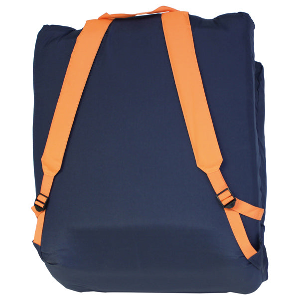 1852 foldesæde Comfy Big, mørkeblå/orange-4