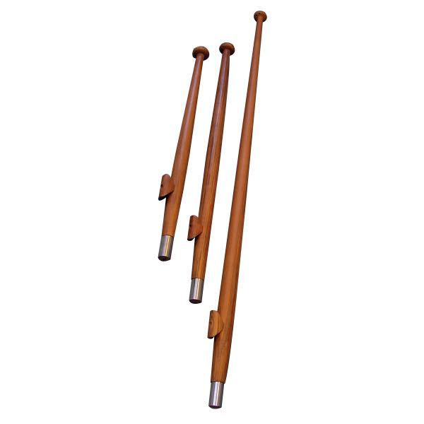 1852 Flagspil i teak bøsning Ø25 mm-1