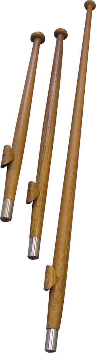 1852 Flagspil i teak bøsning Ø25 mm-4