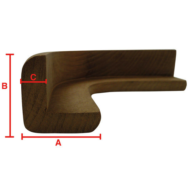 Roca yderhjørne 50/90° 22x22x7mm-2