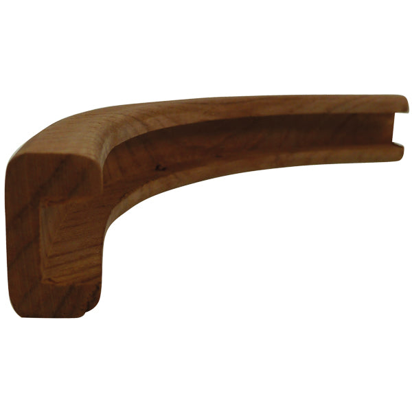 Roca hjørne U-liste teak, indvendig-2