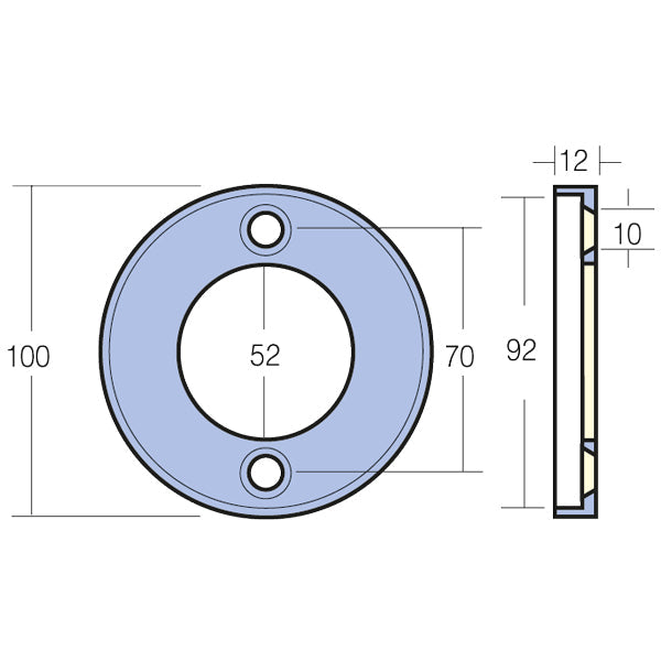 Tecnoseal Zinkring 100 s-2