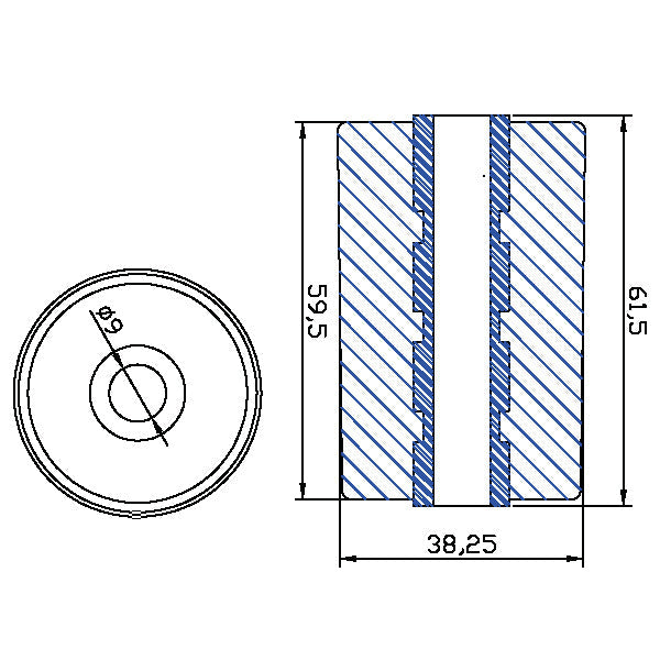 Tecnoseal Zink anode volvo dph/dpr 21868040-2