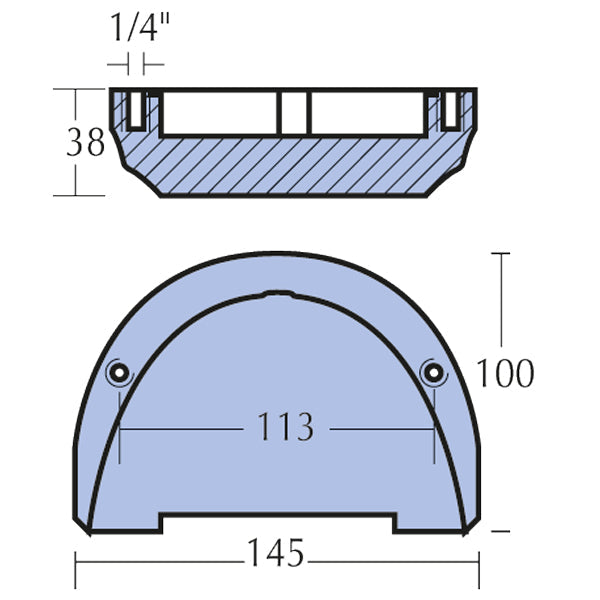 Tecnoseal Zinkanode volvo sxdrev 3855411-2