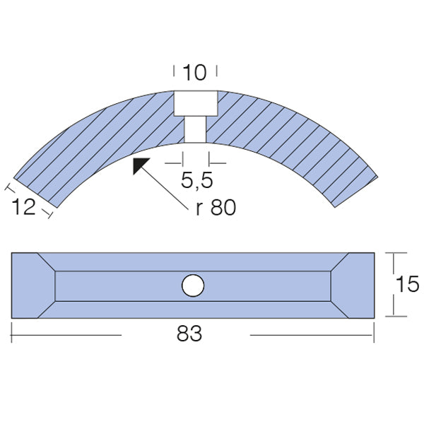 Tecnoseal Zinkanode volvo foldepropel (3858399)-2