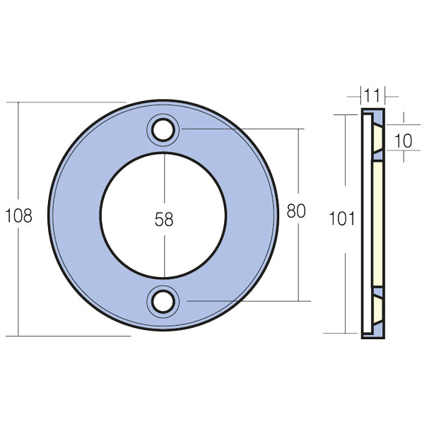 Tecnoseal Aq-drev zinkring-2