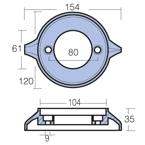Tecnoseal Aq-drev zinkring-2