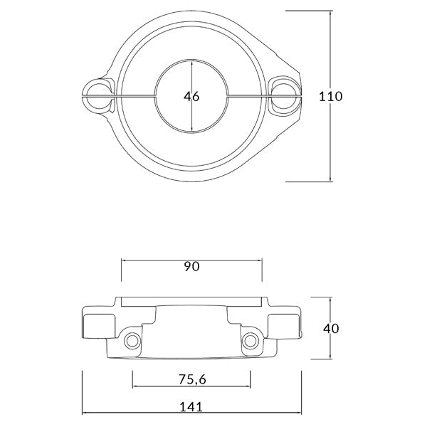 Tecnoseal Zinkring 2-delt for volvo drev