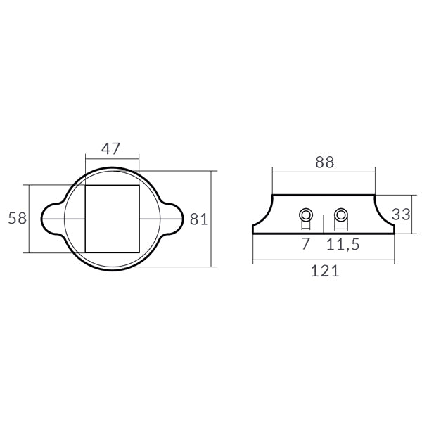 Tecnoseal Lombardini sejldrev zink (9135033)-3