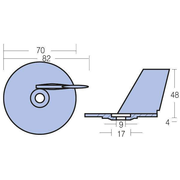 Tecnoseal Zinkanode suzuki 20,25 &30hk-2