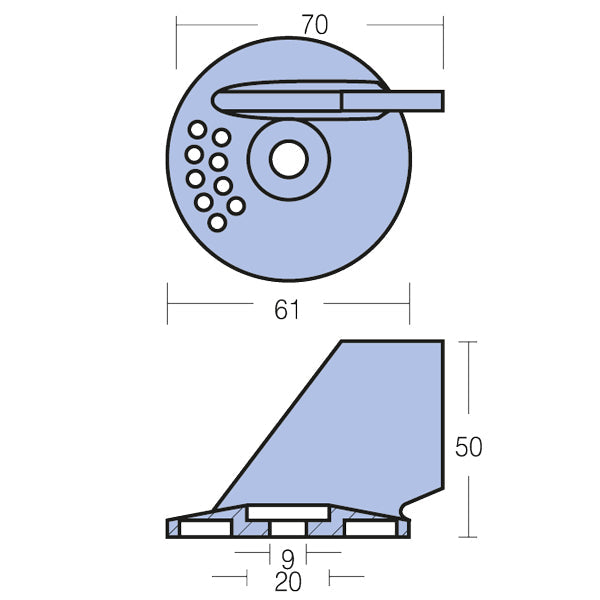 Tecnoseal Zinkanode suzuki 55 og 65hk-2