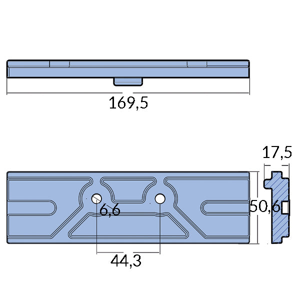 Tecnoseal Alu anode mercury/mariner 150hk-4-takt 8m0057772-2