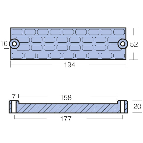 Tecnoseal Zinkanode mercur.25/50/60/70hk-2